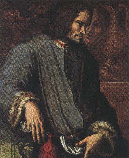 Sandro Botticelli Giorgio Vasari,Portrait of Lorenzo the Magnificent (mk36) Spain oil painting art
